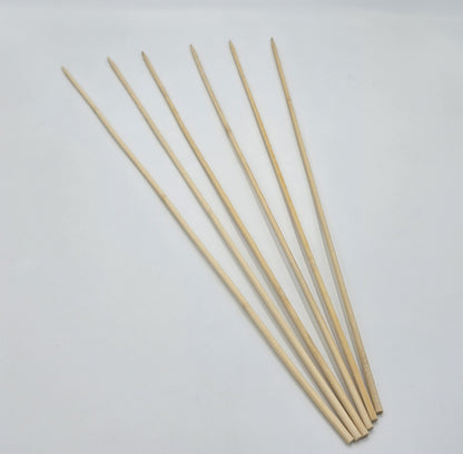 50 Splittstäbe 60 cm Ø 5,5 mm Pflanzstäbe Rankhilfe Pflanzenstab Natur