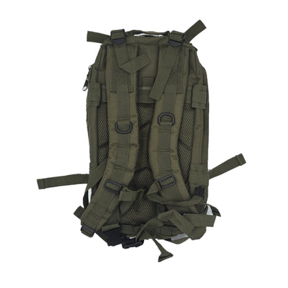 Army-style backpack, 20 liters, camouflage, German Army style, water-repellent, olive green camouflage pattern