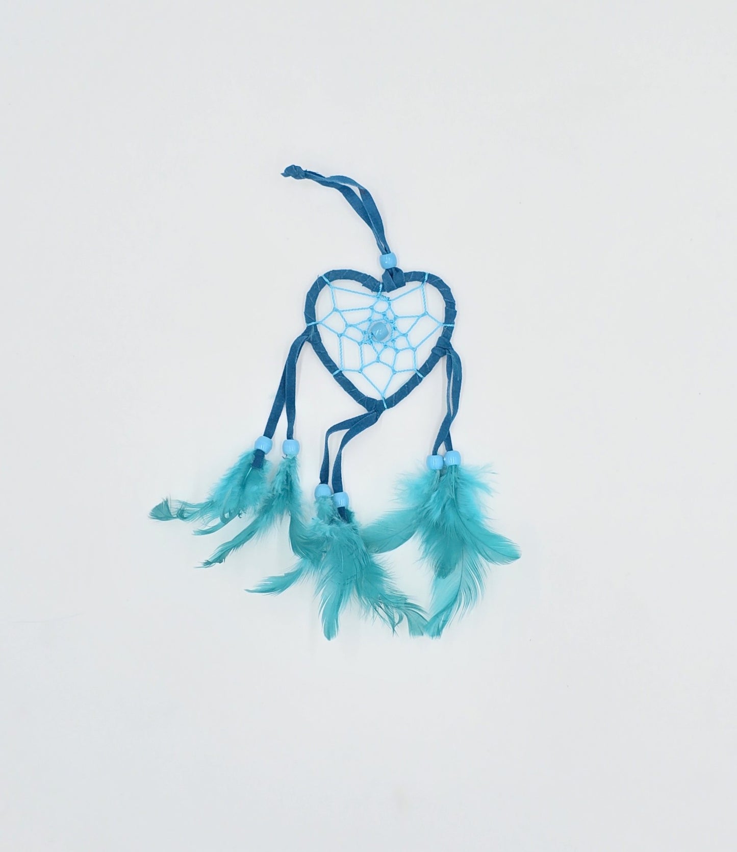 Traumfänger Bali 20x7x0,5cm Dreamcatcher lila türkis pink Rückspiegelanhänger