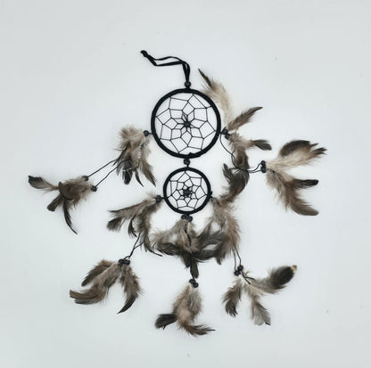 Dreamcatcher Bali 35x11x1cm, round, red, white, black, medium