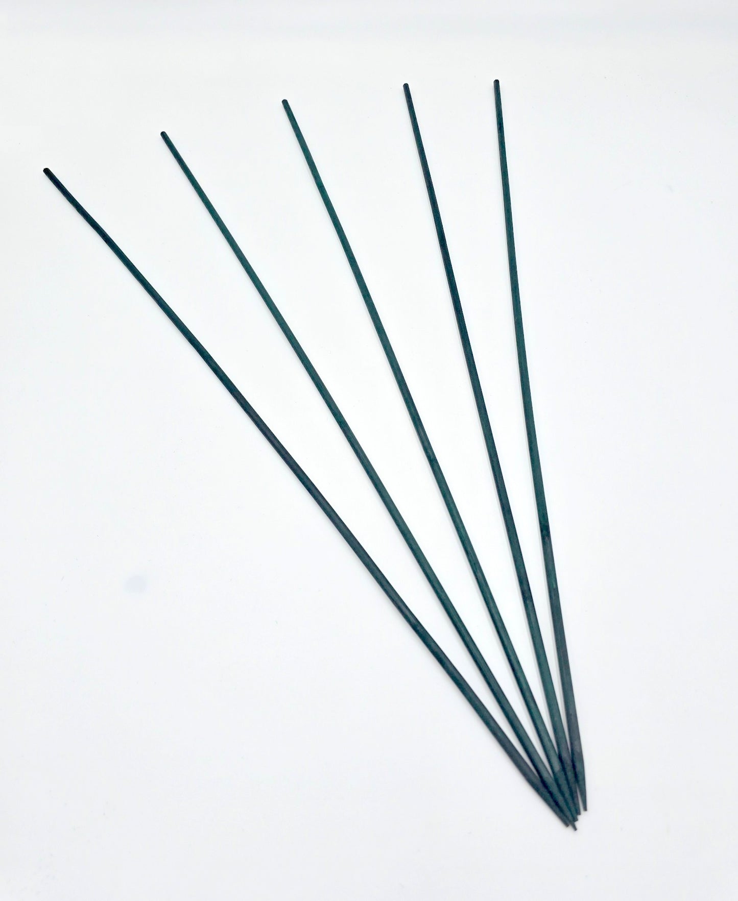 50 Splittstäbe 60 cm Ø 5,5 mm Pflanzstäbe Rankhilfe Pflanzenstab Grün