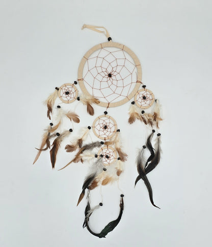 Dreamcatcher Bali 50x17x0.5cm Dreamcatcher dark brown brown beige round large