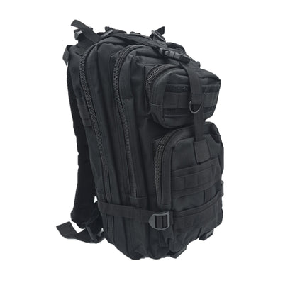 Army-style backpack, 20 liters, camouflage, German Army style, water-repellent, olive green camouflage pattern