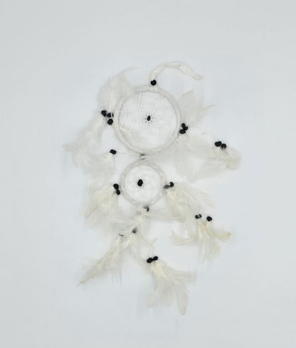 Dreamcatcher Bali 35x11x1cm, round, red, white, black, medium