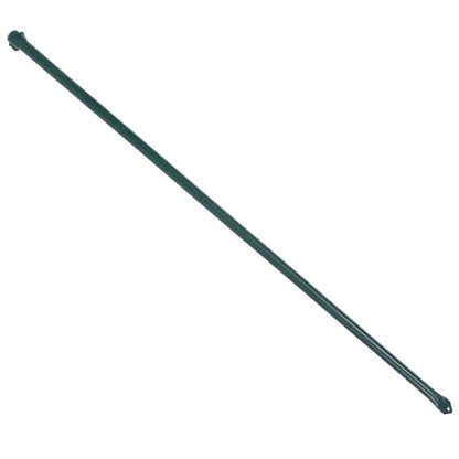 vidaXL Plant Stakes 10 pcs. 1 m Metal Green