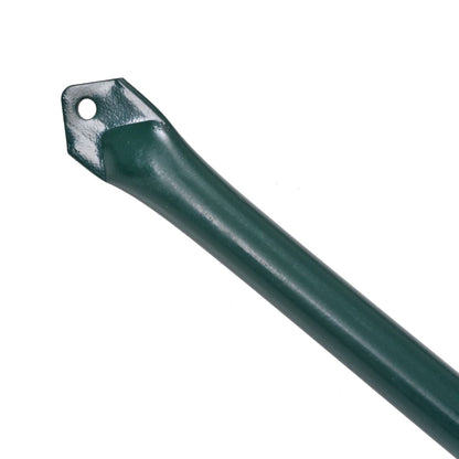 vidaXL Plant Stakes 10 pcs. 1 m Metal Green