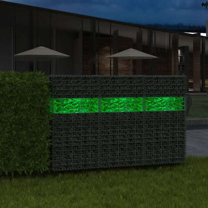 Green glass gabion stones 60-120 mm 25 kg glass stones decorative stones glass chunks