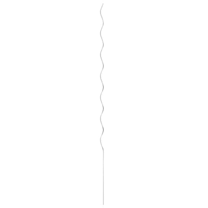 vidaXL Tomato Spiral Stakes, 50 pcs, 170 cm, Galvanized Steel