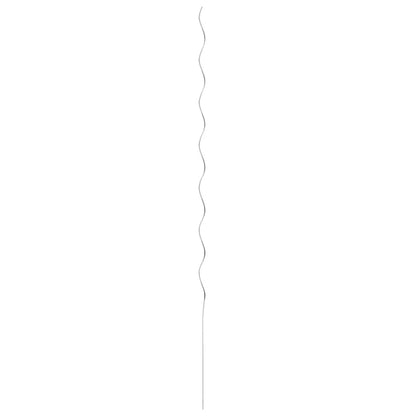 vidaXL Tomato Spiral Stakes, 50 pcs, 170 cm, Galvanized Steel