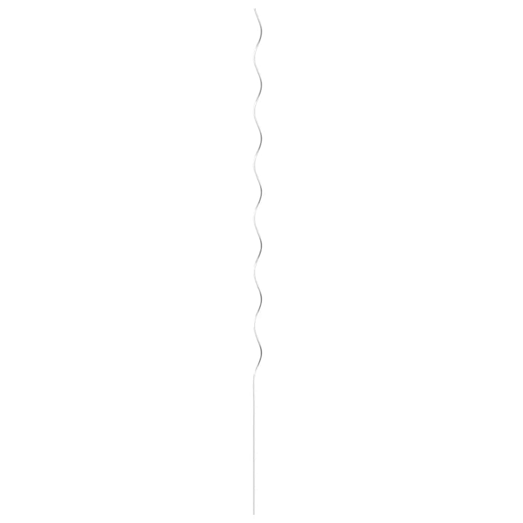 vidaXL Tomato Spiral Stakes, 20 pcs, 170 cm, Galvanized Steel