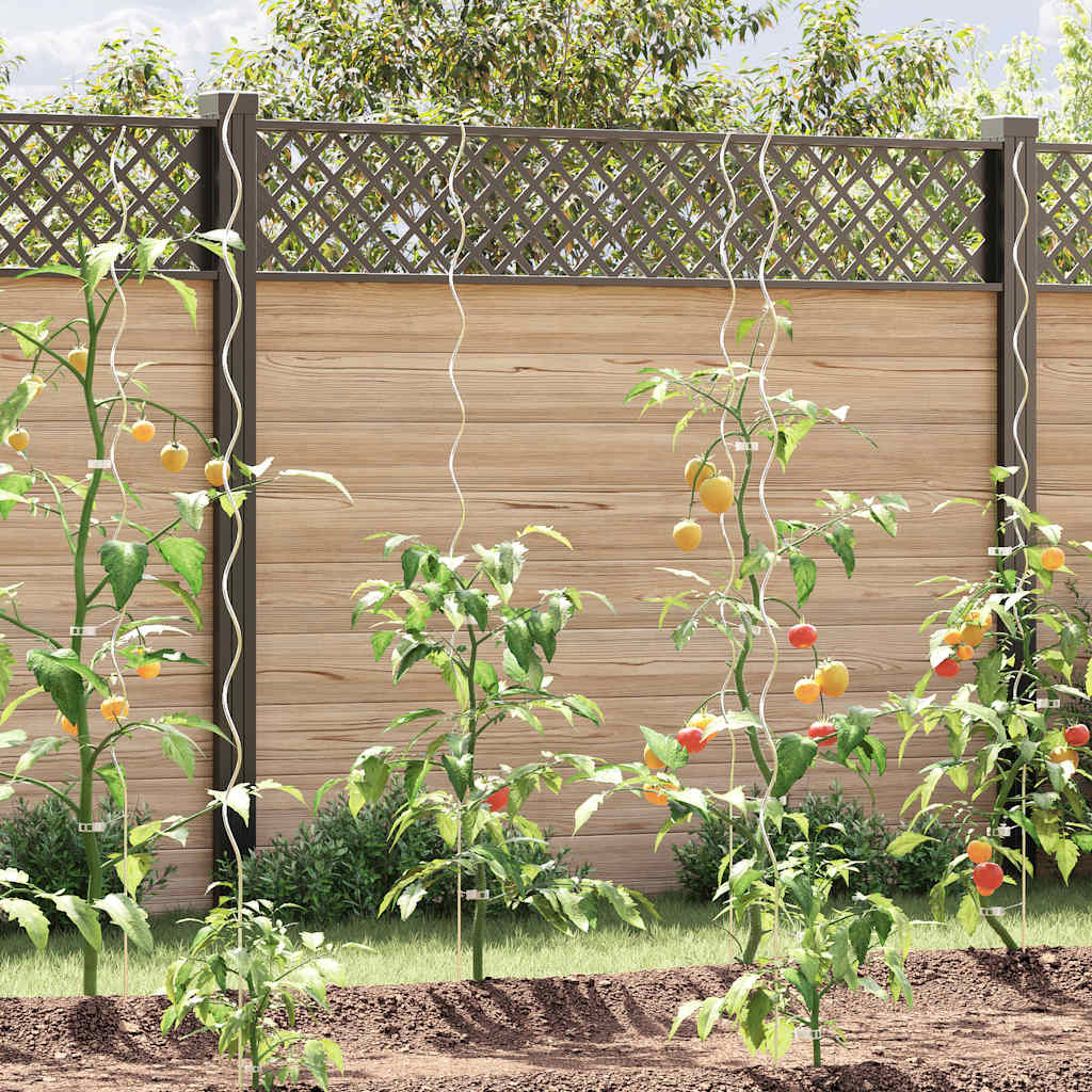 Tomaten Spiralstäbe 5 Stk. 170 cm Verzinkter Stahl 6 mm Pflanzstäbe Rankhilfe