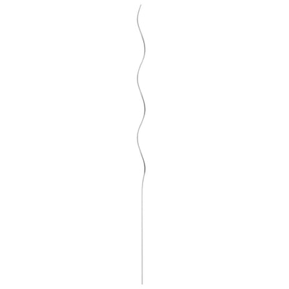 vidaXL Tomato Spiral Stakes, 50 pcs, 110 cm, Galvanized Steel