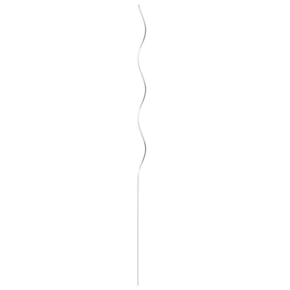 vidaXL Tomato Spiral Stakes, 50 pcs, 110 cm, Galvanized Steel