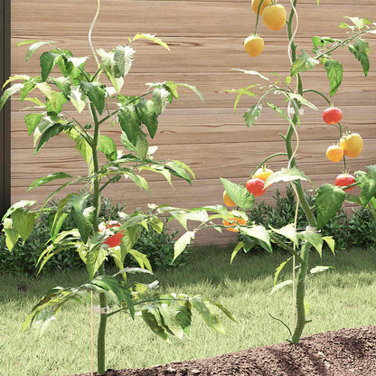 Tomaten Spiralstäbe 20 Stk. 110 cm Verzinkter Stahl 6 mm Pflanzstäbe Rankhilfe