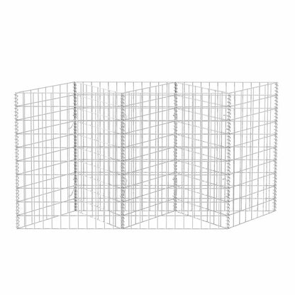Gabione Gabionenkorb Pflanzkasten Hochbeet Stahl 120×30×100 cm Steinkorb