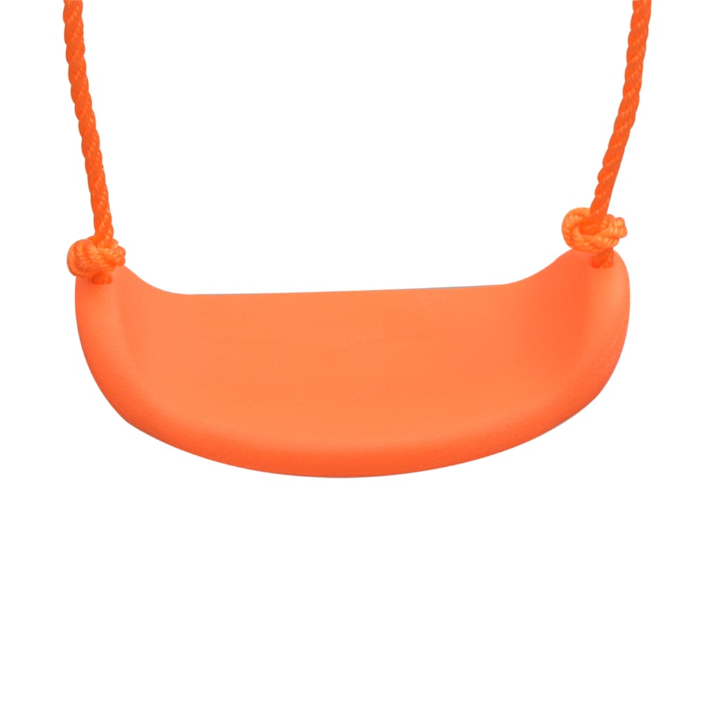 Einzelschaukel Orange Kinderschaukel Spielplatz 160 x 147 x 180 cm Stahl Kunststoff
