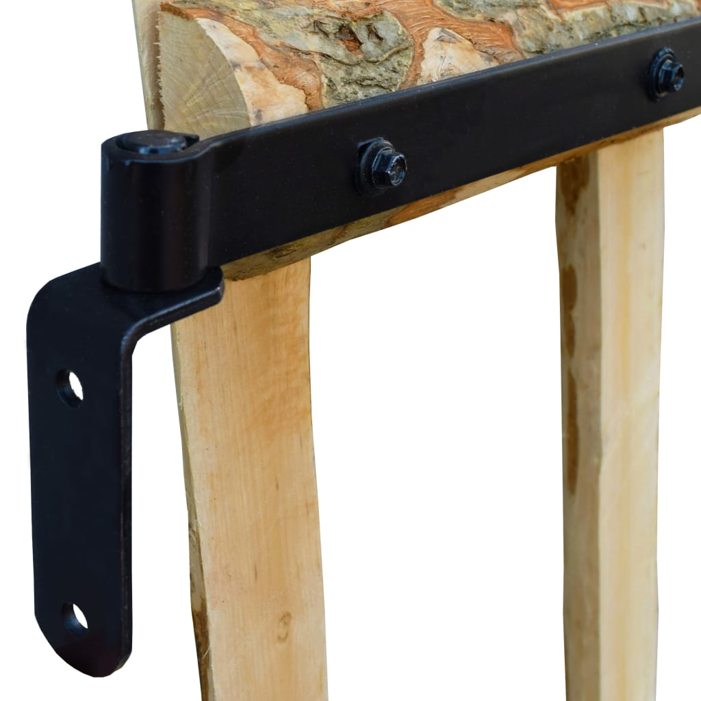 Gartentür Zauntor Einflügelig Haselnuss 100×100 cm Holztor Gartentor natur