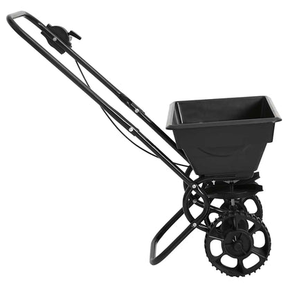 Hand spreader/salt spreader, PVC/steel, 92x46x70 cm, 15 L, fertilizer spreader