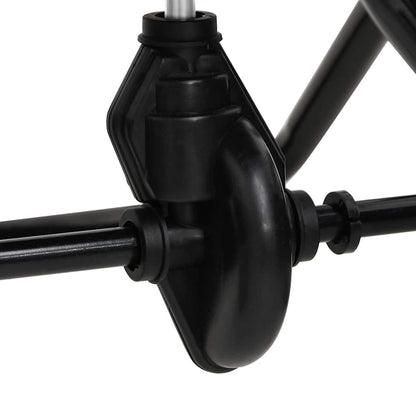 Hand spreader/salt spreader, PVC/steel, 92x46x70 cm, 15 L, fertilizer spreader