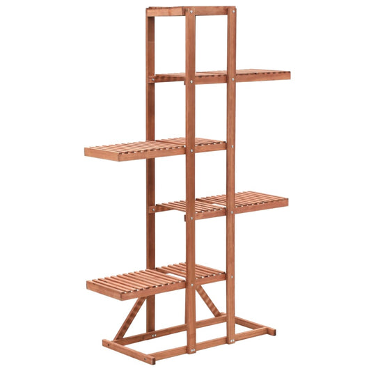 Pflanzenständer Zedernholz 86x36x139 cm Braun 4 Etagen Blumenetagere