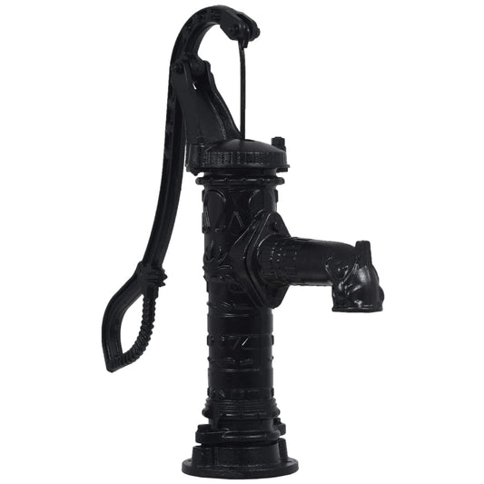 vidaXL Hand Pump with Stand, Cast Iron
