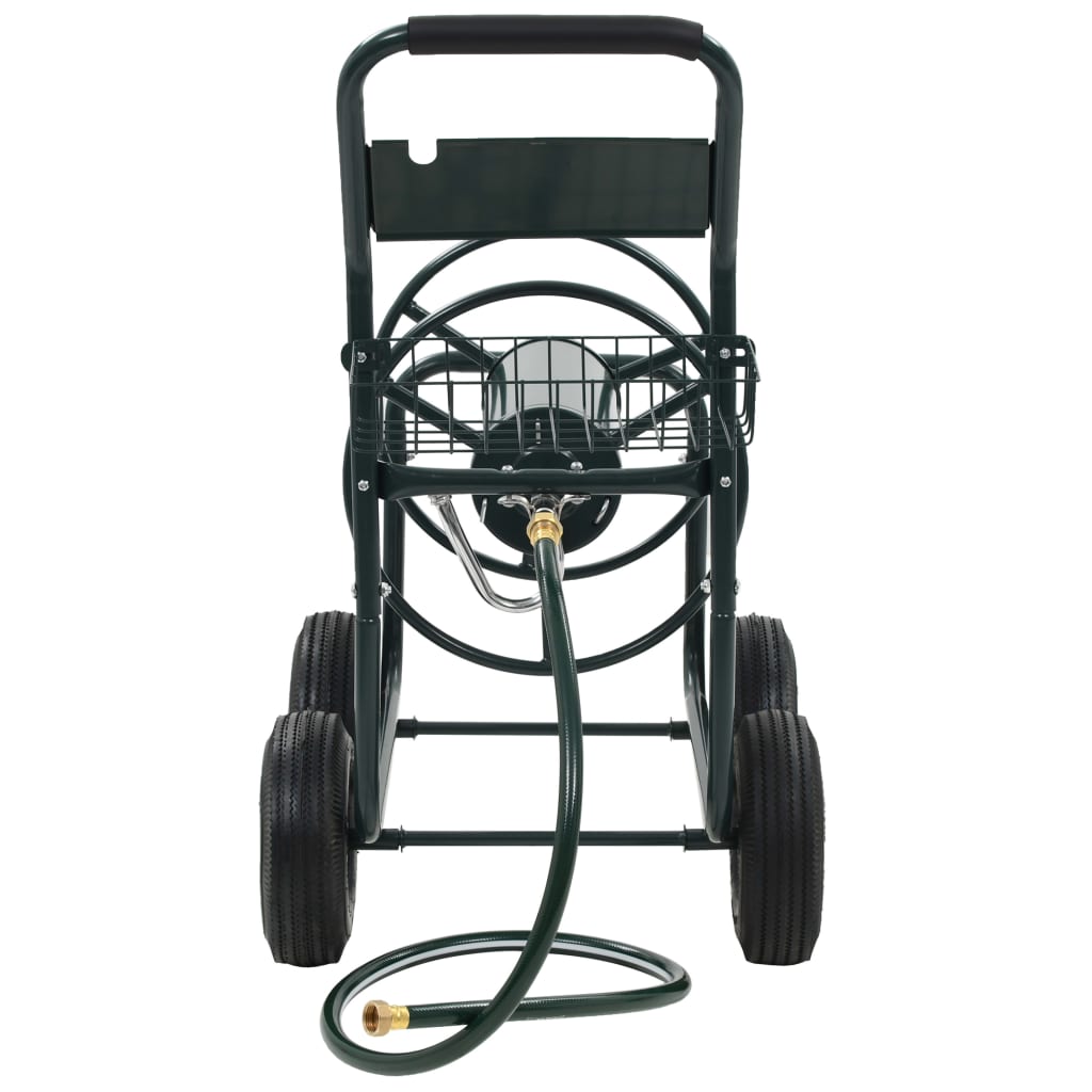 Schlauchwagen 1/2" Anschluss Schlauchaufroller 75 m Stahl Gartenschlauchwagen