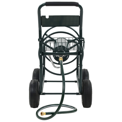 Schlauchwagen 1/2" Anschluss Schlauchaufroller 75 m Stahl Gartenschlauchwagen