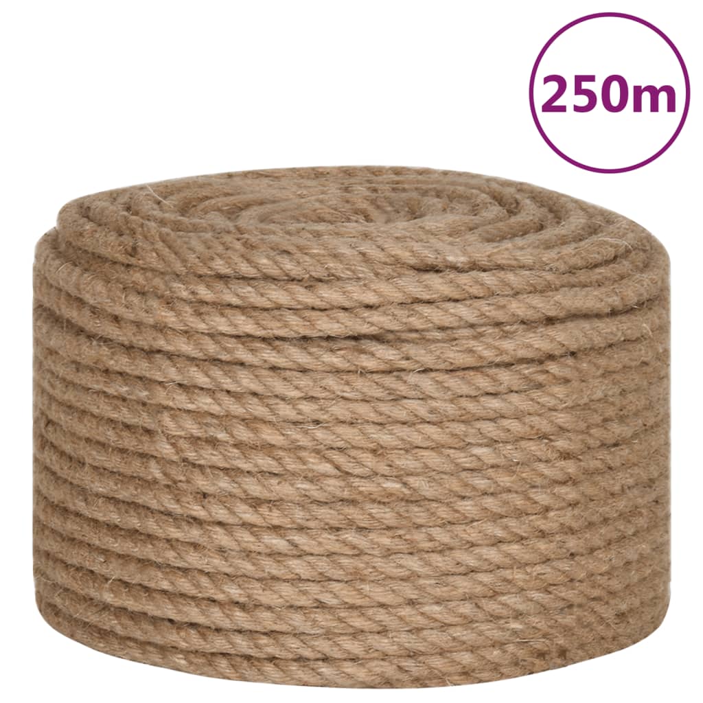 Juteseil Seil 100% Jute 14 mm 250 m recycelbares Naturprodukt