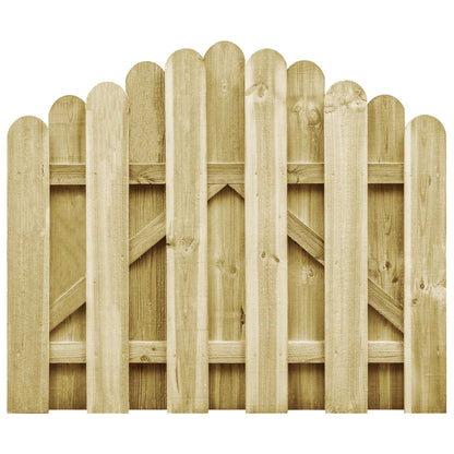 Gartentor Kiefernholz imprägniert 100 x 75 cm Gartentür Holztür Holztor