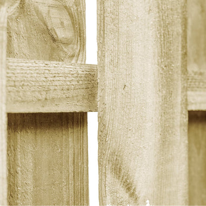 Gartentor Kiefernholz imprägniert 100 x 75 cm Gartentür Holztür Holztor