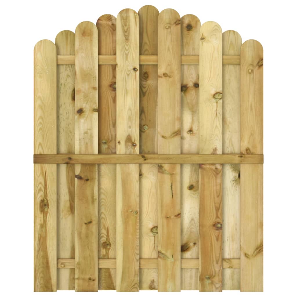 Gartentor Kiefernholz imprägniert 100 x 125 cm grün Gartentür Holztür Holztor