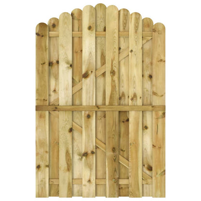 Gartentor Kiefernholz imprägniert 100 x 150 cm grün Gartentür Holztür Holztor