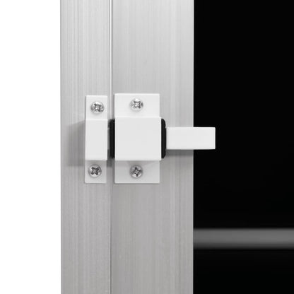 Dog transport box with double doors 89 x 69 x 50 cm aluminum travel box car dog box