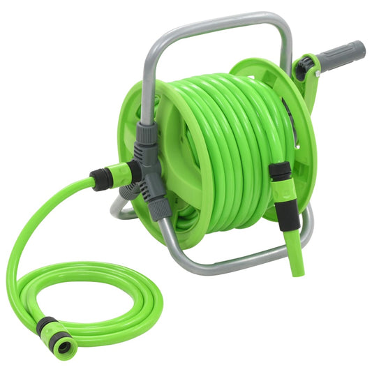 Schlauchtrommel Gartenschlauch 20 + 2 m Wasserschlauchtrommel Grün