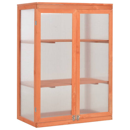 vidaXL Greenhouse Cabinet Wood 75x47x109 cm