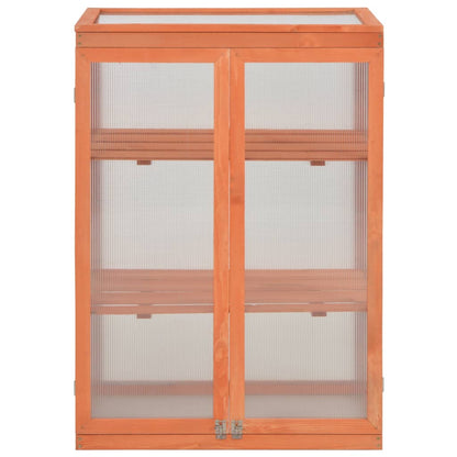 vidaXL Greenhouse Cabinet Wood 75x47x109 cm