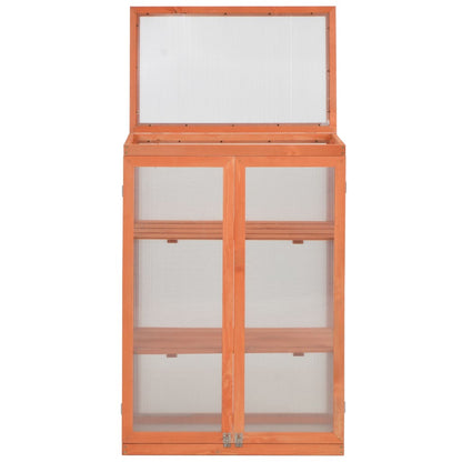 vidaXL Greenhouse Cabinet Wood 75x47x109 cm