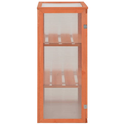 vidaXL Greenhouse Cabinet Wood 75x47x109 cm