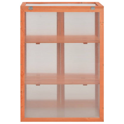 vidaXL Greenhouse Cabinet Wood 75x47x109 cm