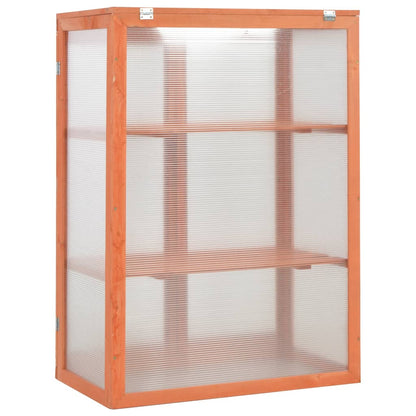 vidaXL Greenhouse Cabinet Wood 75x47x109 cm