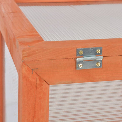 vidaXL Greenhouse Cabinet Wood 75x47x109 cm