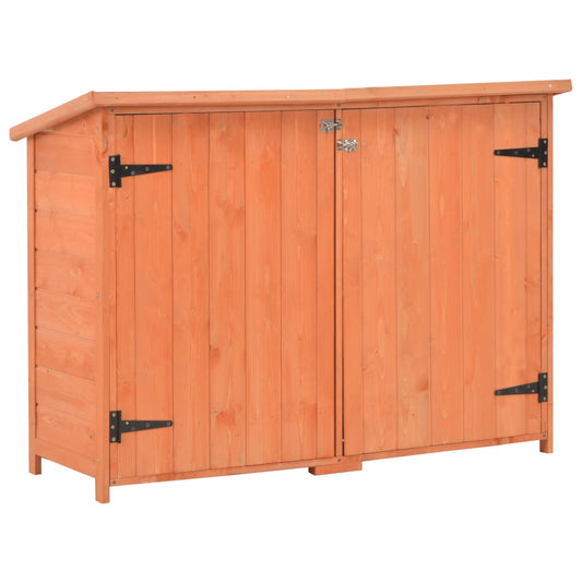 Garten-Lagerschuppen 120 x 50 x 91 cm Holz Geräteschuppen Werkzeugschuppen