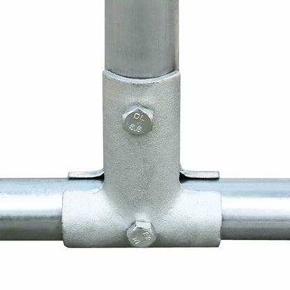 Chicken cage, chicken coop, steel, 4 x 2 x 2 m, run, outdoor enclosure, animal cage, poultry house