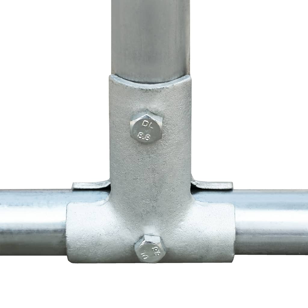 Hühnerkäfig Hühnerstall Stahl 10 x 2 x 2m Auslauf Freigehege Tierkäfig Geflügelstall