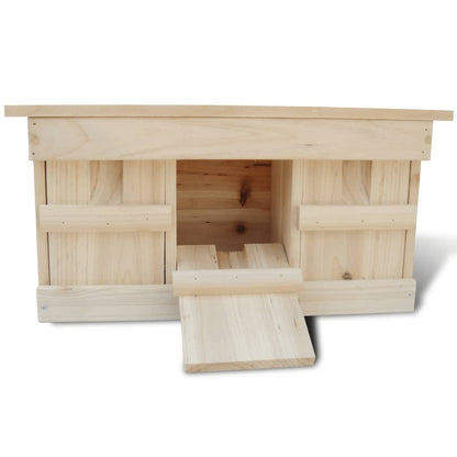 vidaXL Sparrow House 2 pcs. Wood 44 x 15.5 x 21.5 cm