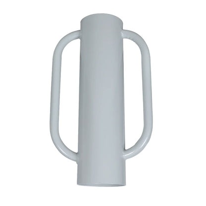 Pfahlramme mit Griffen Stahl Pfostenramme Handramme 15cm Durchmesser innen