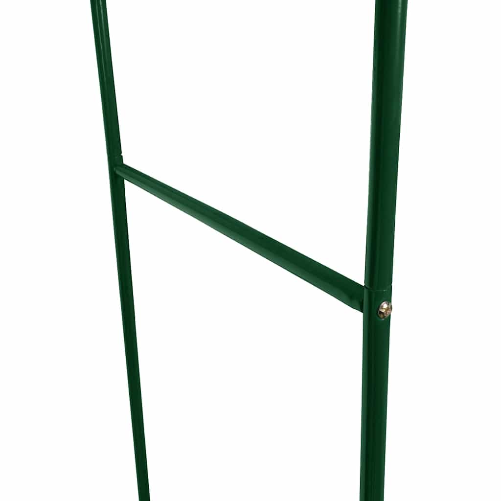 2x Garten Rosenbogen 240 cm Torbogen Rankgitter Rosensäule Eisen Grün