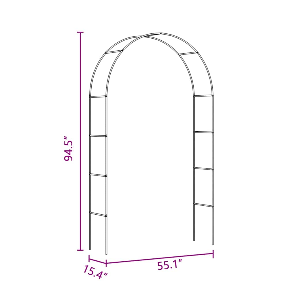 2x Garden Rose Archway, Gate, Trellis, Rose Column