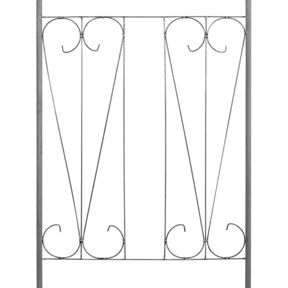 vidaXL Rose Arch with Decorative Spikes, Dark Green