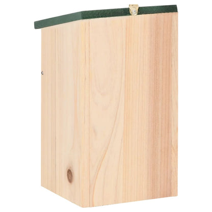 Vogelhäuser 4 Stk. Holz 12x12x22 cm Nisthilfe Nistplatz Nistkasten Wildvögel